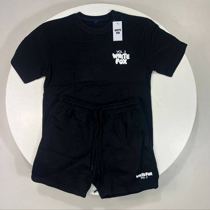 White Fox Boutique Vol. 3 T-Shirt & Shorts Set Women's UK Reps AAA Quality