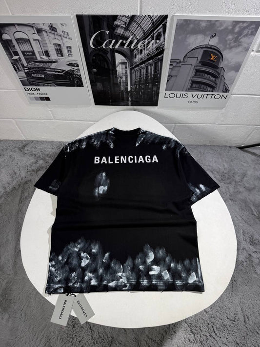 Balenciaga Paint Vintage Jersey T-Shirts in 2 Colors Mens UK Reps AAA Quality