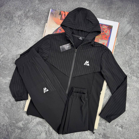 Montirex Two-Tone Technical All Black Tracksuit Mens UK Reps AAA Quality