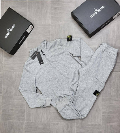 Stone Island Half-Zip Tracksuit Mens in 2 Colors UK Reps AAA Quality
