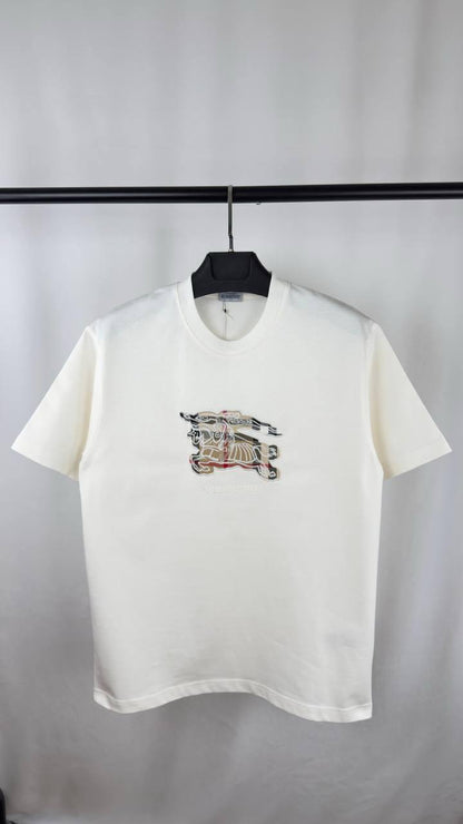 Burberry Knight Check Embroidered in 2 Colors T-shirt UK Reps AAA Quality
