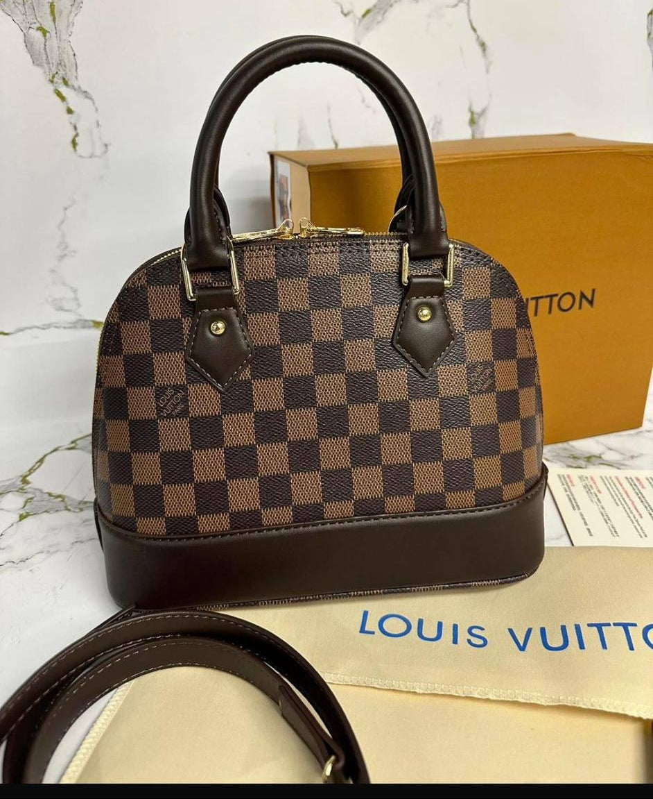 Louis Vuitton LV Women Damier Ébène Canvas Bag AAA Quality UK Reps