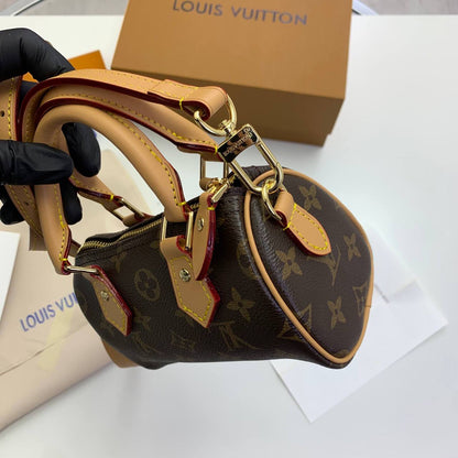 Louis Vuitton Nano Monogram Bags Womens UK Reps AAA Quality