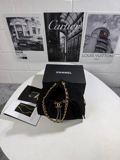Chanel Black Suede Womens Bag UK Reps AAA Quality