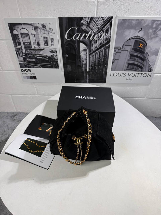 Chanel Black Suede Womens Bag UK Reps AAA Quality