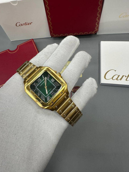 Cartier Santos de Cartier Gold Men Watch UK Reps AAA Quality