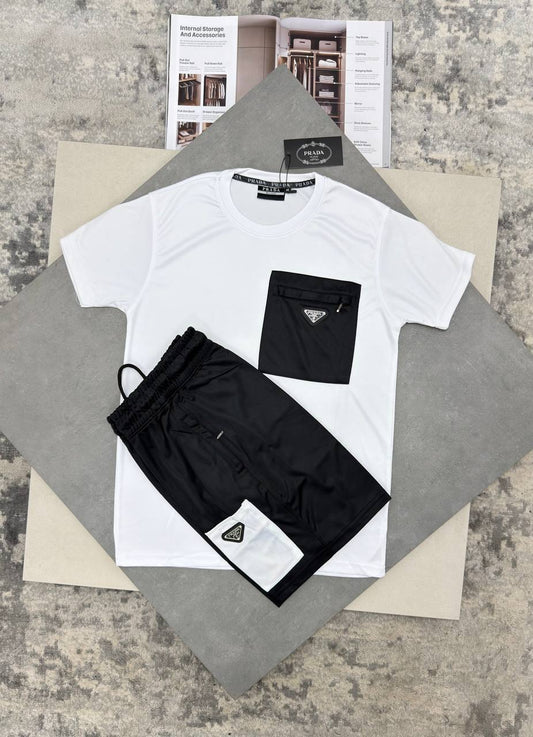 Prada Premium Summer Men's T-Shirts and Shorts UK Reps AAA Quality