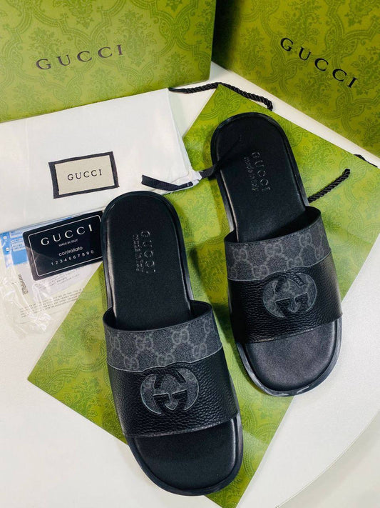 Gucci Interlocking G Slide Mens UK Reps AAA Quality