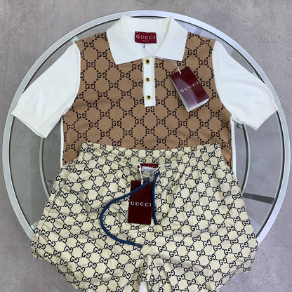 Gucci Men's Luxury Monogram Knit Outfit Set AAA Quality Reps UK